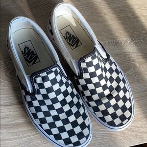 checkered vans